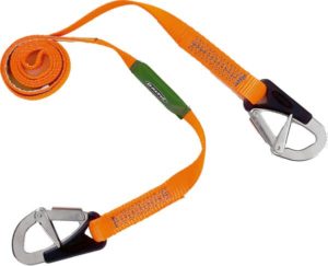 baltic safety line 2 hook non elastic