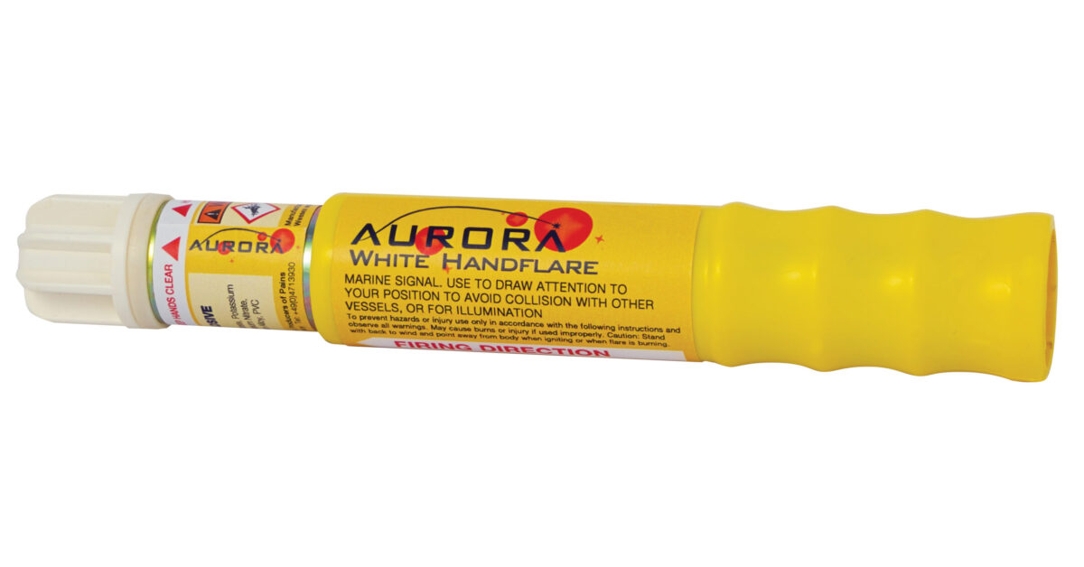 White Hand Flare | Suffolk Marine Safety