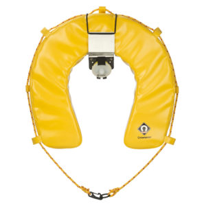 crewsaver hamble horseshoe buoy light and bracket set yellow