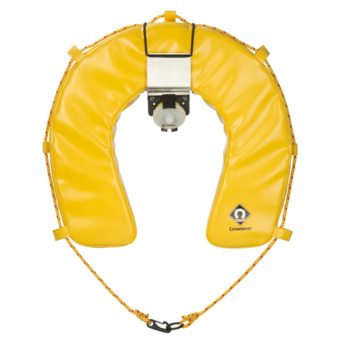 crewsaver hamble horseshoe buoy light and bracket set yellow