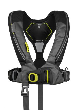Spinlock Deckvest 6D 170N Lifejacket - Charcoal & Black