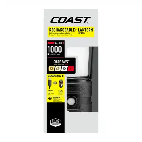 Coast Rechargeable+ Lantern EAL30R - Image 2
