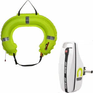 Jon Buoy Inflatable Horseshoe Buoy Hard Case
