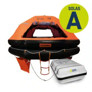 Ocean Safety SOLAS COMPACT LIFERAFT – Solas A – 16 Person